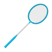 Light blue badminton racket
