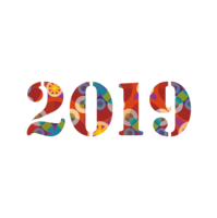 2019 (colorful pattern)