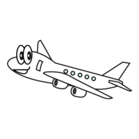 Passenger plane character
