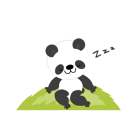 Dozing panda