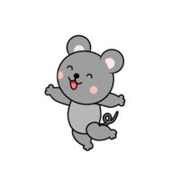 Jumping mouse character