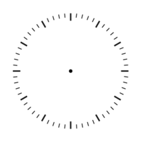 Clock dial (scale)