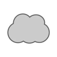 Gray cloud
