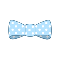 Light blue polka dot ribbon