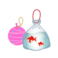 Water balloon yo-yo and goldfish scooping