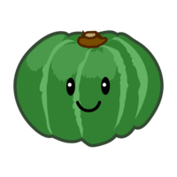 Cute pumpkin character