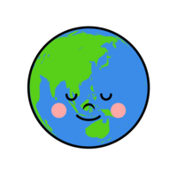 Sleeping earth character