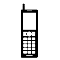 Mobile terminal (black and white)
