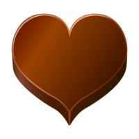 Valentine's heart chocolate