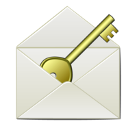 Envelope with key
