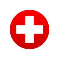 Swiss flag (circular)