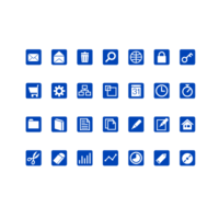 Blue WEB icon