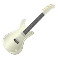 白色电吉他