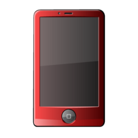 Red smartphone