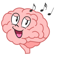 Singing brain character
