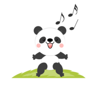 Singing panda