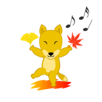 Fox enjoying autumn