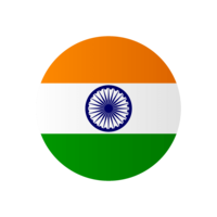 印度国旗(圆形)