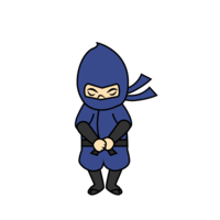 Ninja bowing