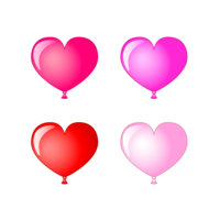 Heart-shaped balloon