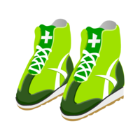 绿色运动鞋
