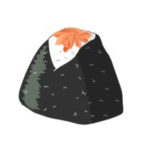 Salmon rice ball
