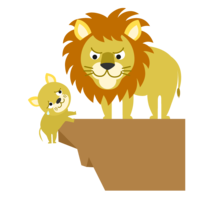 Lion child drop