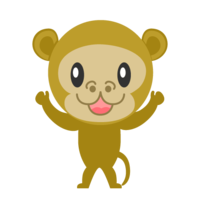 Banzai monkey character