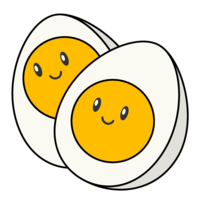 Twin boiled eggs