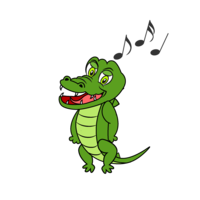 唱歌的鳄鱼