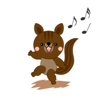 Dancing squirrel