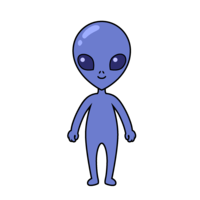 Blue alien