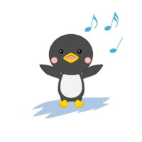 歌うペンギン