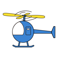Cute helicopter