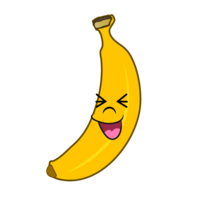 笑うバナナキャラ