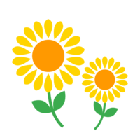 Cute sunflower wildflower