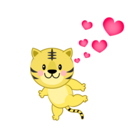 Tiger in love