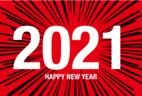 Happy New Year-2021(红色火花)