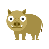 Wild boar character