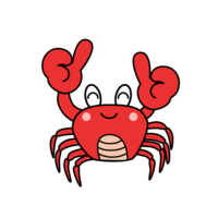 Like! Crab character to do