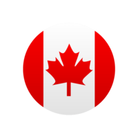 加拿大国旗(圆形)