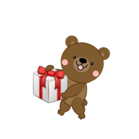 Bear to give as a gift
