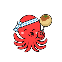 Takoyaki octopus character