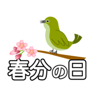 Spring day of cherry blossoms and warblers