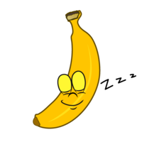 睡觉的香蕉