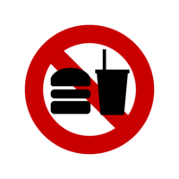禁止饮食图标