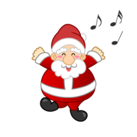 Dancing Santa character