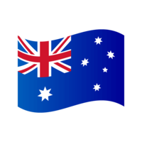 飘扬澳大利亚国旗