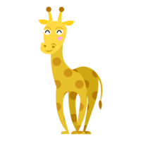 Laughing giraffe