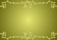 金色草木图案框架